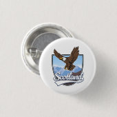 Schottland Reiselogo Button (Vorne & Hinten)