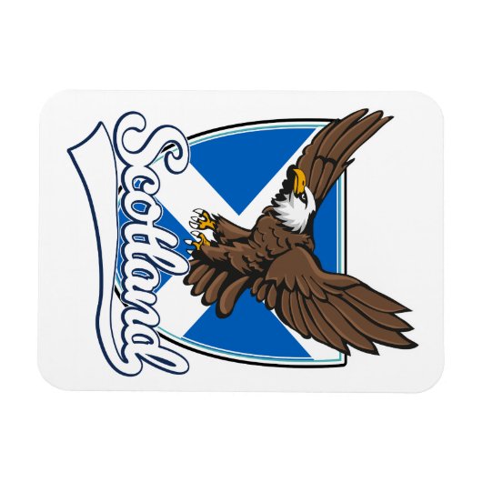 Schottland Reiselogo Magnet (Horizontal)