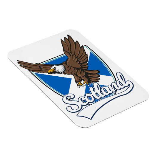 Schottland Reiselogo Magnet (Rechte Seite)