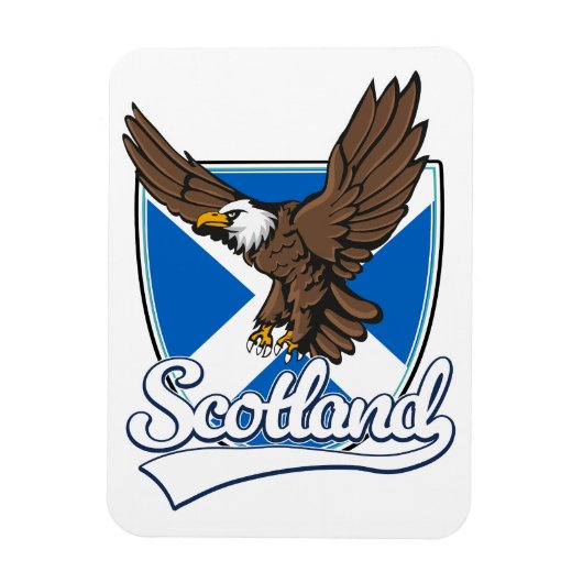 Schottland Reiselogo Magnet (Vertikal)