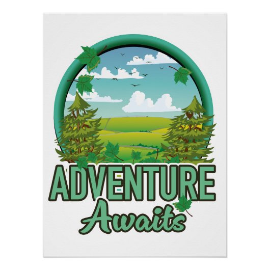 Schottland Reiselogo Poster (Vorderseite)