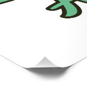 Schottland Reiselogo Poster (Ecke)