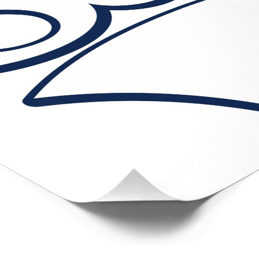 Schottland Reiselogo Poster (Ecke)