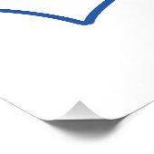 Schottland Reiselogo Poster (Ecke)