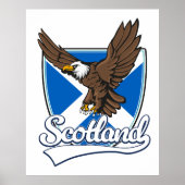 Schottland Reiselogo Poster (Vorne)