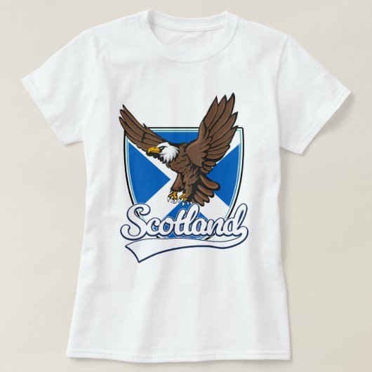 Schottland Reiselogo T-Shirt (Design vorne)