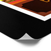 Schottland-Reiseplakat Poster (Ecke)