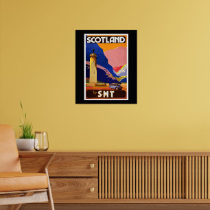 Schottland-Reiseplakat Poster