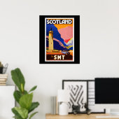 Schottland-Reiseplakat Poster (Heimbüro)