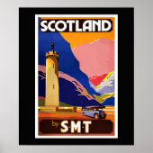Schottland-Reiseplakat Poster (Vorne)