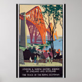 Schottland-Reiseposter, Forth Bridge, Poster (Vorne)
