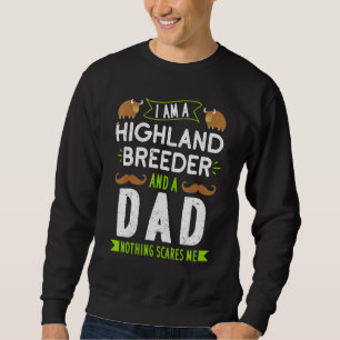 Schottland-Rinder-Rinder-Züchter Longhorn Fath Sweatshirt