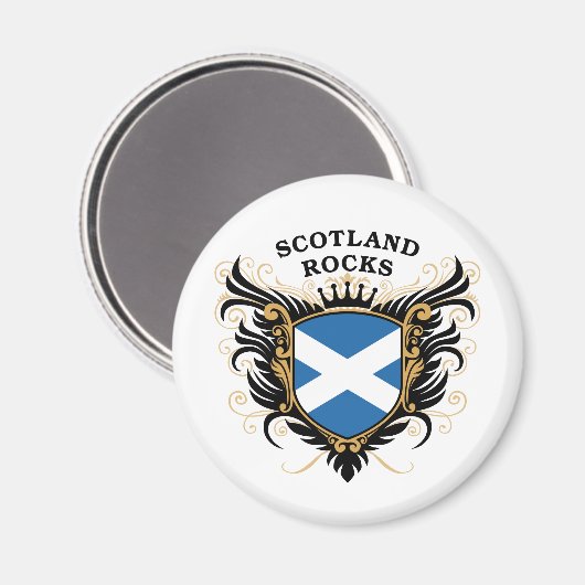 Schottland Rocks Magnet (Vorderseite/Rückseite)