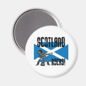 Schottland Rocks Magnet (Vorderseite/Rückseite)