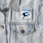 Schottland-Rugby-Knopf Button (Beispiel)