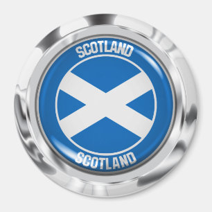 Schottland-RundEmblem Magnet