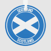Schottland-RundEmblem Ornament (Rückseite)