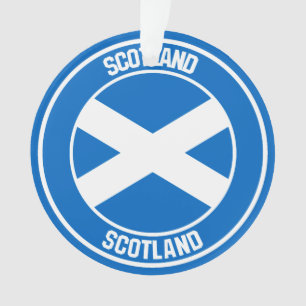 Schottland-RundEmblem Ornament