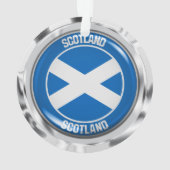 Schottland-RundEmblem Ornament (Rückseite)