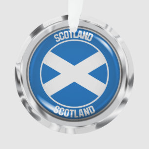 Schottland-RundEmblem Ornament