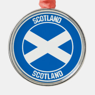 Schottland-RundEmblem Ornament Aus Metall