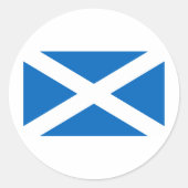 Schottland Runder Aufkleber (Vorderseite)