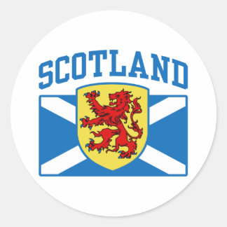 Schottland Runder Aufkleber