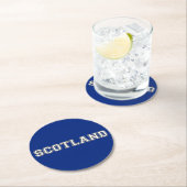Schottland Runder Pappuntersetzer (Vor Ort)