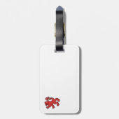 Schottland Salreifen Gepäck Tag Gepäckanhänger (Rückseite vertikal)