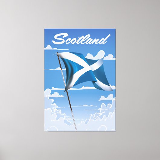 Schottland Salreifen Leinwanddruck (Vorderseite)