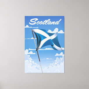 Schottland Saltire Leinwanddruck
