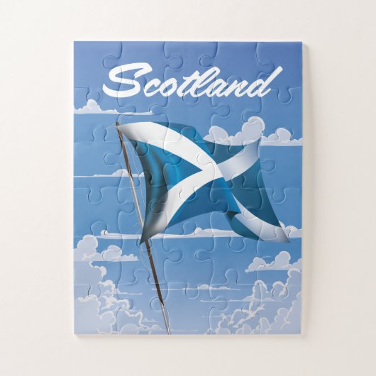 Schottland Saltire Puzzle (Vertikal)