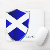 Schottland Schild Mousepad (Mit Mouse)