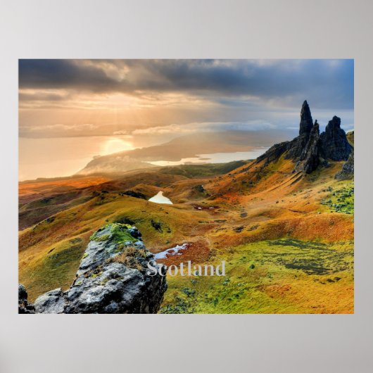 Schottland, schöne Berglandschaft Poster (Vorne)