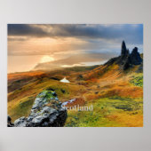 Schottland, schöne Berglandschaft Poster (Vorne)