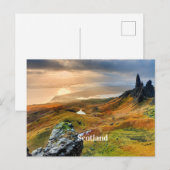 Schottland, schöne Berglandschaft Postkarte (Vorne/Hinten)