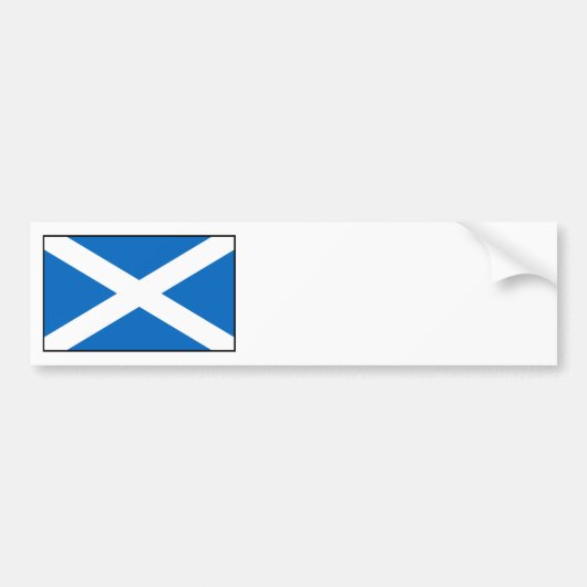 Schottland - schottische Flagge Autoaufkleber (Vorne)
