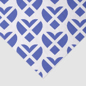 Schottland/Schottische Flagge inspiriert Herz Seidenpapier (Ausschnitt)