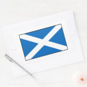 Schottland - Schottische Flagge Rechteckiger Aufkleber (Umschlag)