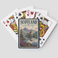 Schottland Schottische Highland-Illustration Reise