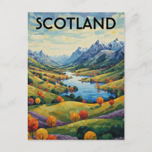 Schottland Schottische Highlands Reise Postkarte