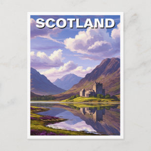 Schottland Schottische Highlands Schloss Reise Postkarte