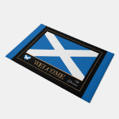Schottland & Schottland Flag Hausmatte/Sport Willk Fußmatte (Schrägansicht)