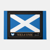 Schottland & Schottland Flag Hausmatte/Sport Willk Fußmatte (Vorderseite)