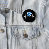 Schottland - Schottland Flag Heartbeat Button (Beispiel)