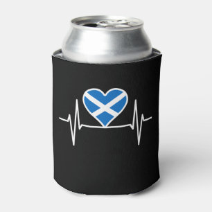 Schottland - Schottland Flag Heartbeat Dosenkühler
