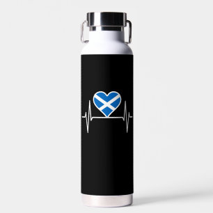 Schottland - Schottland Flag Heartbeat Trinkflasche