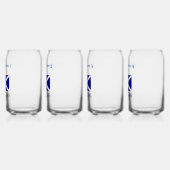 Schottland Schottland Flaggen Blue Personalization Dosenglas (Links)