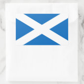 Schottland/Schottland-Flaggenaufkleber Rechteckiger Aufkleber (Tasche)