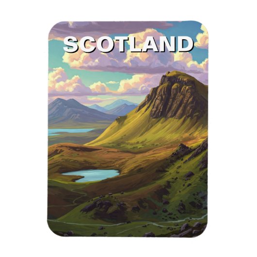 Schottland Schottland Highlands Travel Magnet (Vertikal)